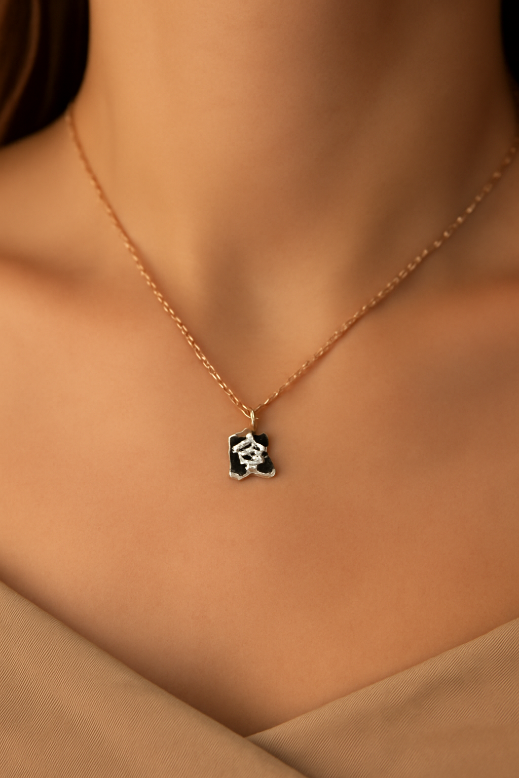 Black & White Sitting Panda Pendant for women & Girls