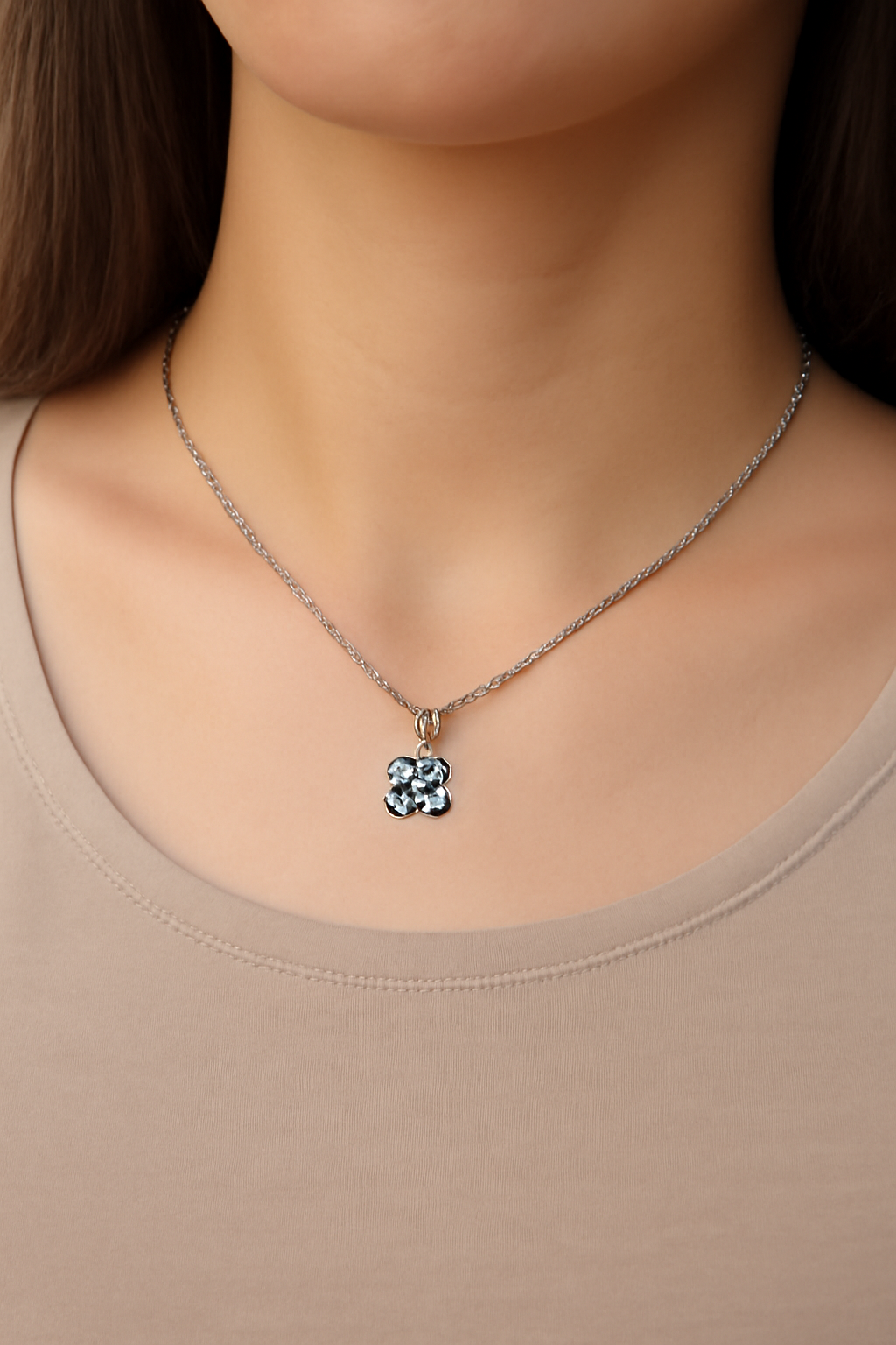 Black & White Sitting Panda Pendant for women & Girls