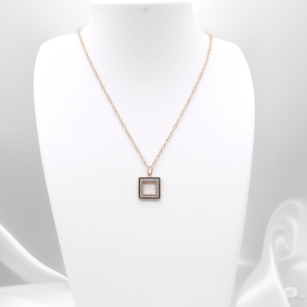 Cute Diamond Charm Necklace For Women & Girls