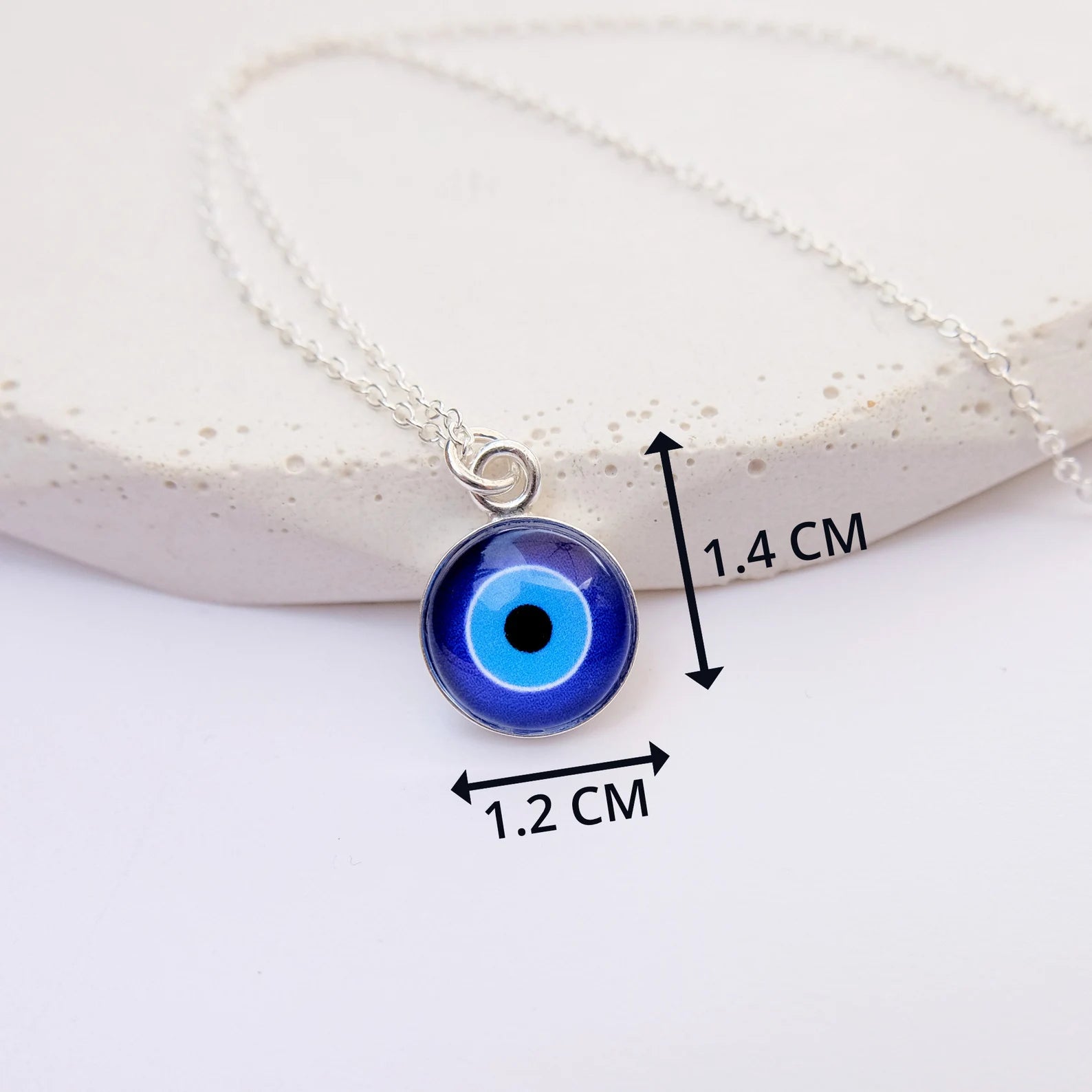 Sterling Silver Evil Eye Necklace Buy 1 Get 1 Free