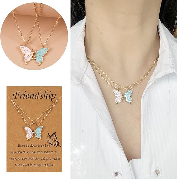 Butterfly Pendant With Chain